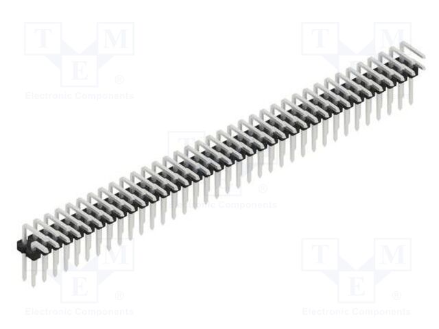 Connector: pin strips; pin header; male; PIN: 72; 2.54mm; THT; 2x36