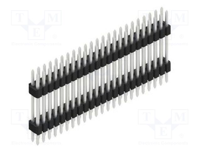 Connector: pin strips; pin header; male; PIN: 46; 1.27mm; THT; 2x23