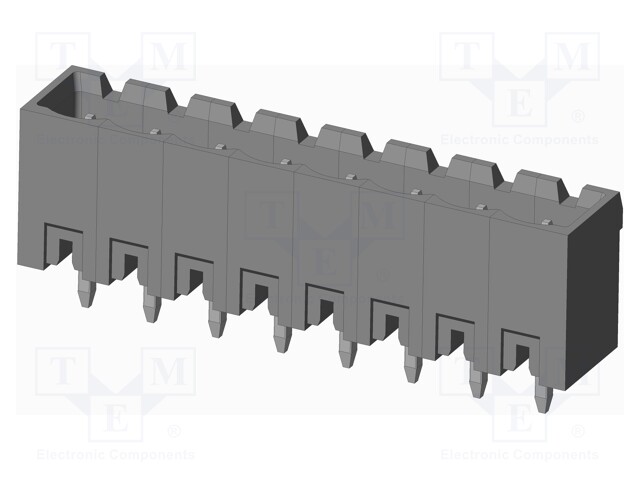 Connector: pluggable terminal block; socket; male; on PCBs