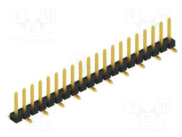 Connector: pin strips; pin header; male; PIN: 20; 2.54mm; SMT; 1x20
