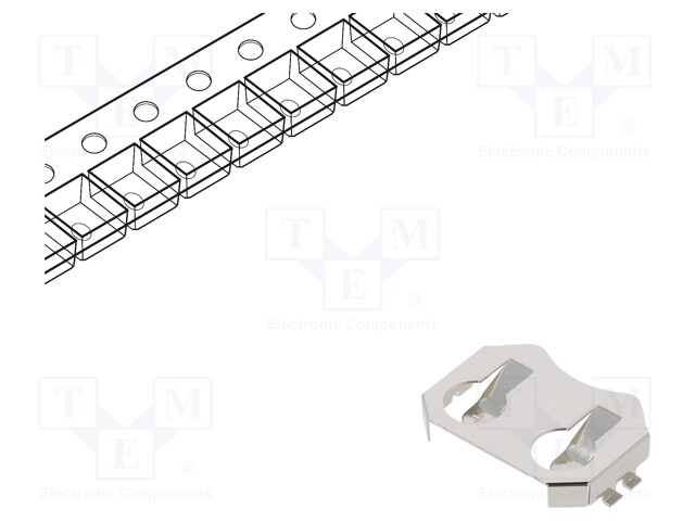 Clip; Mounting: SMT; 4.2mm; Package: reel