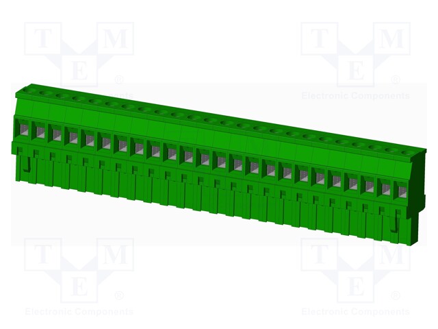 Connector: pluggable terminal block; plug; female; angled 90°