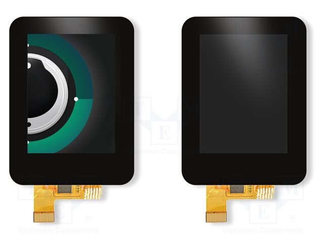 Display: TFT; 2"; 176x220; Illumin: LED; 37.68x51.3mm; RGB; square