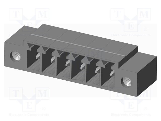 Connector: pluggable terminal block; socket; male; on PCBs