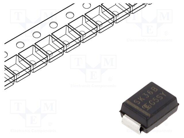 Diode: Schottky rectifying; SMB; SMD; 60V; 3A; reel,tape