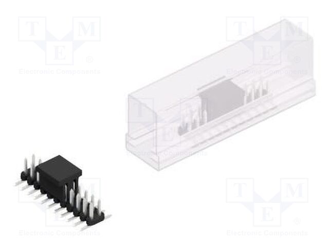 Connector: pin strips; pin header; male; PIN: 22; 2mm; SMT; 2x11