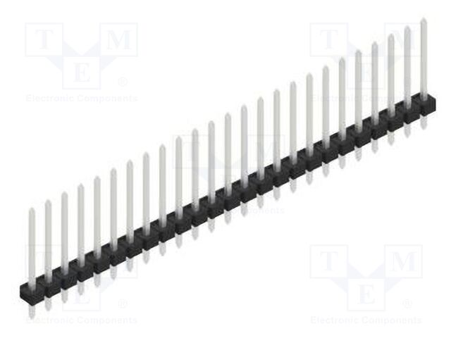 Connector: pin strips; pin header; male; PIN: 25; 2.54mm; THT; 1x25