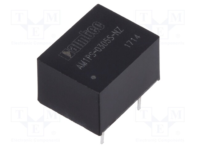 Converter: DC/DC; 1W; Uin: 2.97÷3.63V; 5VDC; Iout: 200mA; DIP8; 1.8g