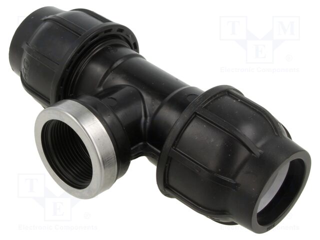 Splice terminal: clamping; for PE pipes; Plast; Medium: water