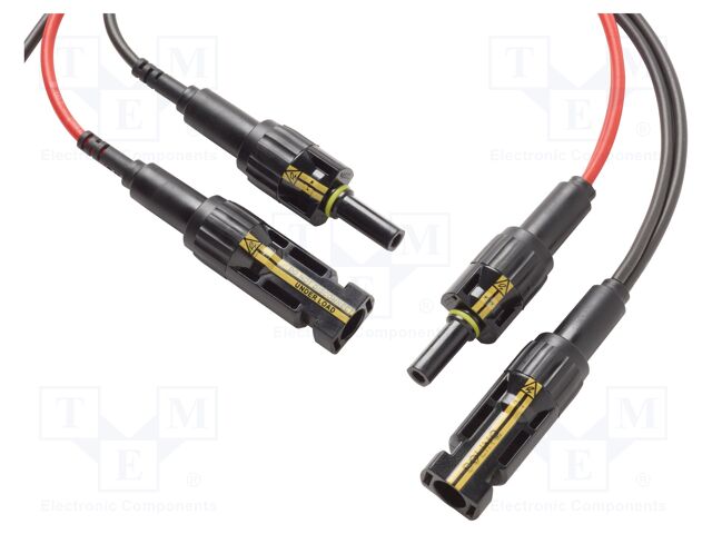 Test acces: clamp test lead set; photovoltaics; 20A