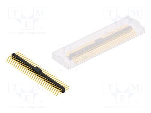 Connector: pin strips; pin header; male; PIN: 58; 2.54mm; SMT; 2x29