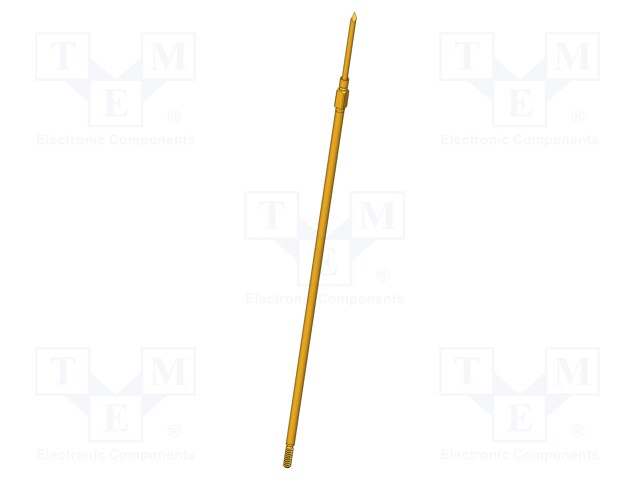 Needle-like test probe; Operational spring compression: 4.3mm