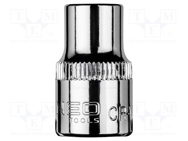 Socket; 6-angles,socket spanner; HEX 8mm; 3/8"