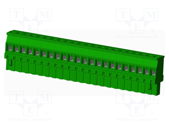 Connector: pluggable terminal block; plug; female; angled 90°