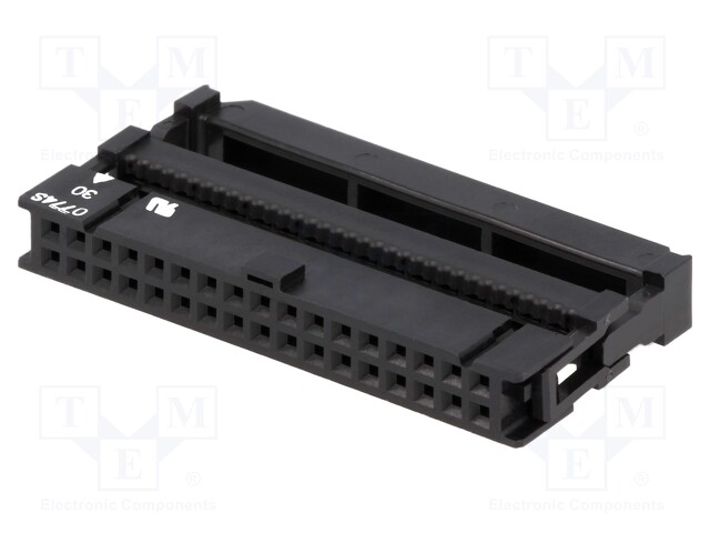 Plug; IDC; female; PIN: 34; IDC; for ribbon cable; 1.27mm