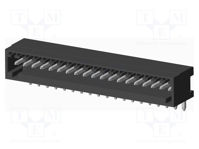 Connector: pluggable terminal block; socket; male; on PCBs