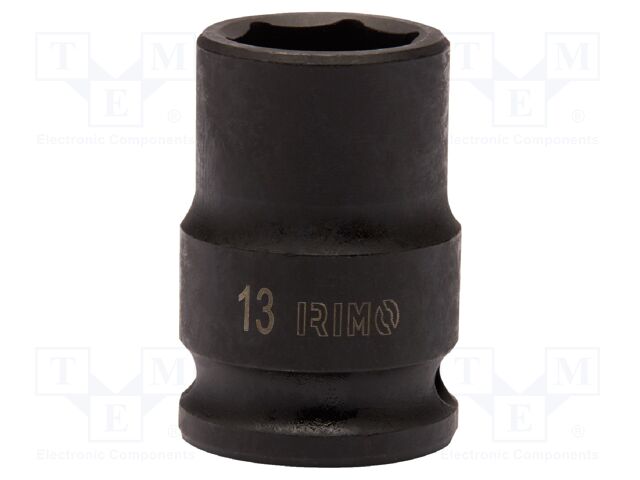 Cap; 6-angles,socket spanner,impact; HEX 13mm; 3/8"; 32mm