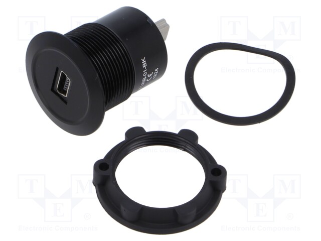 Adapter; for panel mounting,rear side nut; Thread: M22; 1÷10mm