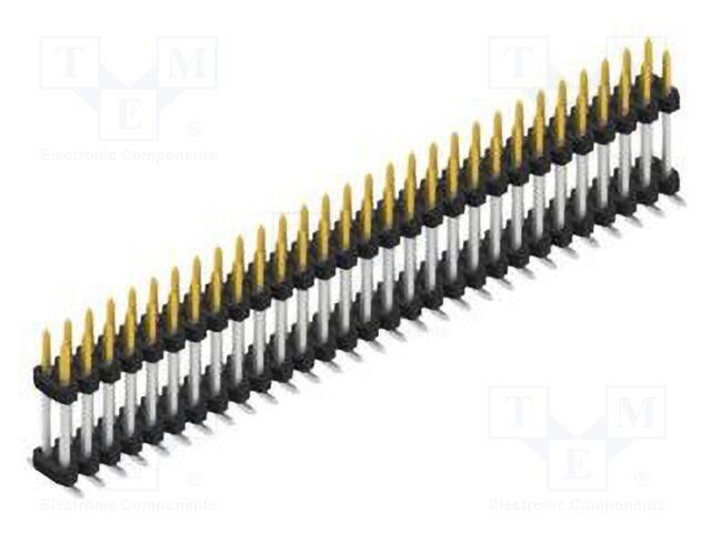 Connector: pin strips; pin header; male; PIN: 58; 2mm; SMT; 2x29