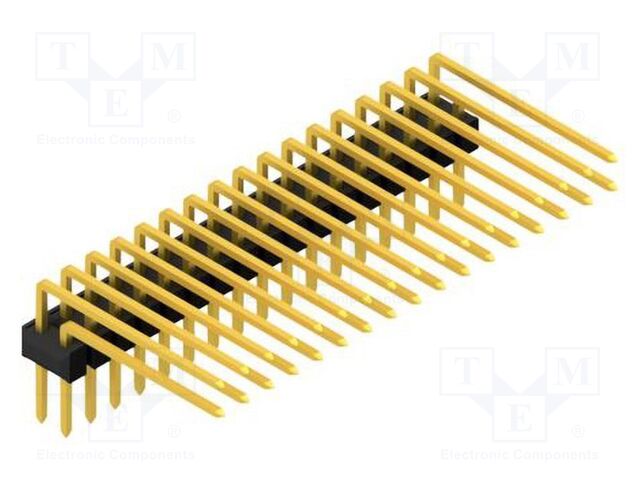 Connector: pin strips; pin header; male; PIN: 34; 2.54mm; THT; 2x17