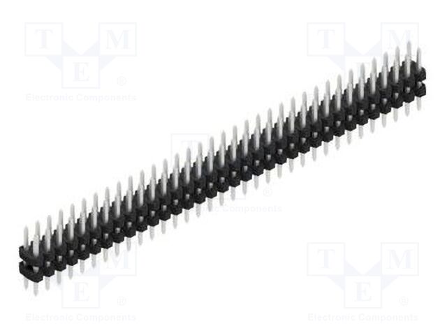 Connector: pin strips; pin header; male; PIN: 68; 2mm; THT; 2x34