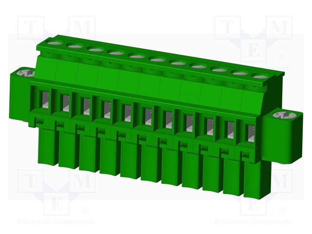 Connector: pluggable terminal block; plug; female; angled 90°