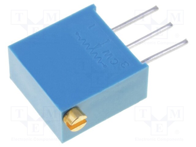 Potentiometer: mounting; vertical; 500Ω; 500mW; THT; ±10%; linear