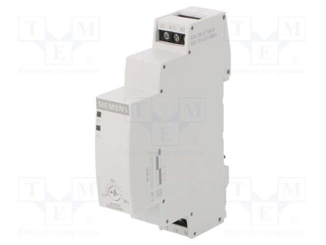 Timer; 5÷100s; SPDT; 250VAC/3A; Usup: 200÷240VAC; 24VDC; Usup: 24VAC