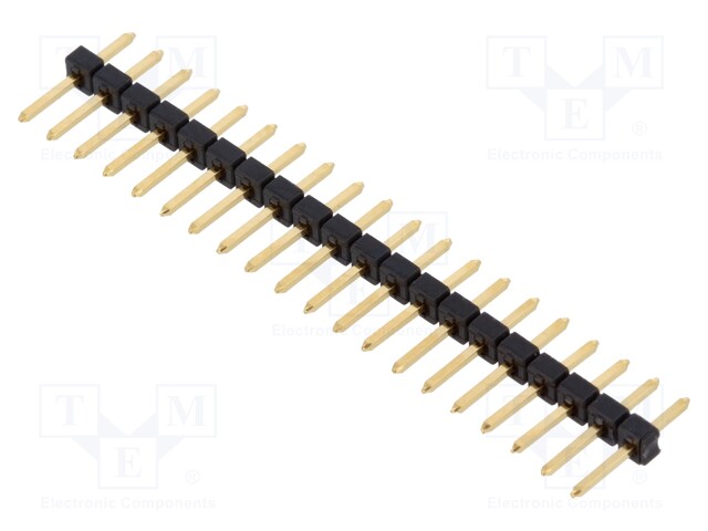 Pin header; pin strips; male; PIN: 20; straight; 2mm; THT; 1x20