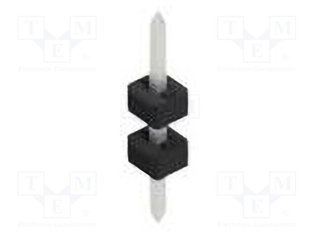 Connector: pin strips; pin header; male; PIN: 1; 2mm; THT; 1x1; 100V