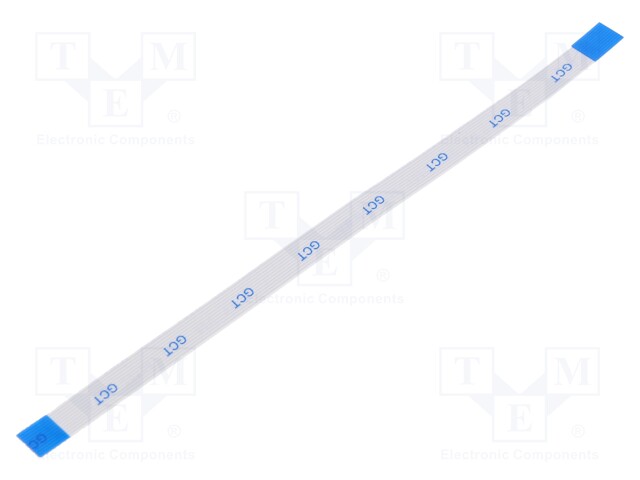 FFC cable; Cores: 10; Cable ph: 0.5mm; contacts on the same side