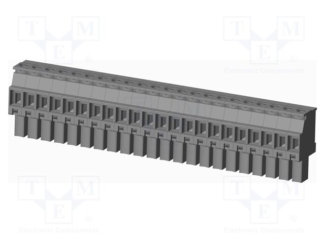 Connector: pluggable terminal block; plug; female; angled 90°