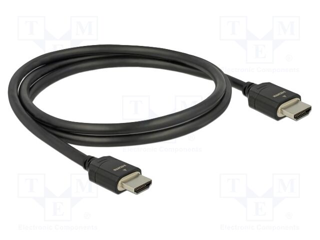 Cable; HDMI plug,both sides; HDMI 2.1,Ultra High Speed; Len: 1m