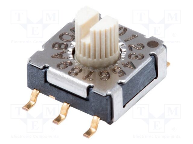Encoding switch; DEC/BCD; Pos: 16; SMT; Rcont max: 100mΩ; Mat: LCP