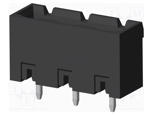 Connector: pluggable terminal block; socket; male; on PCBs