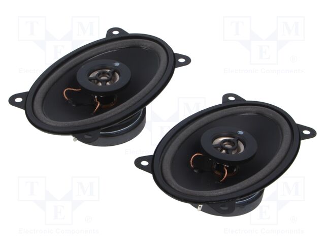 Car loudspeakers; two-way; 90x150mm; 50W; 60÷20000Hz; 4Ω; 91dB