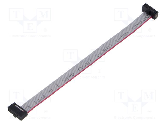 Ribbon cable with IDC connectors; Tape ph: 0.64mm; 114.3mm