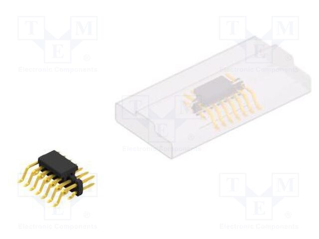 Connector: pin strips; pin header; male; PIN: 14; 2mm; SMT; 2x7; 100V