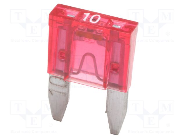 Fuse: fuse; 10A; 32VDC; automotive; 11.2mm; 11.2x4x17mm