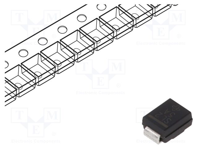 Diode: Schottky rectifying; SMD; 20V; 2A