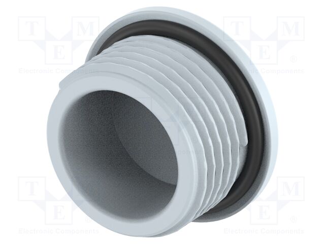 Stopper; polyamide; grey; IP68; Entrelec; Gland: PG7; 6mm; Thread: PG