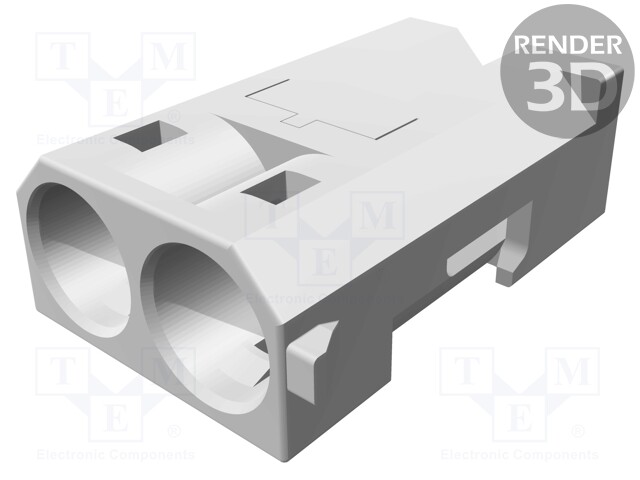 Connector: fiber optic; ways: 2; Colour: black; 6mm; Polarisation: A