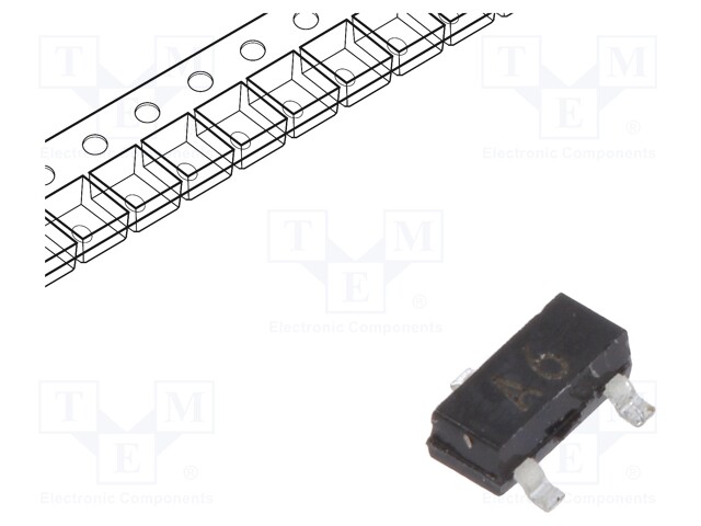 Diode: rectifying; SMD; 85V; 215mA; 4ns; Package: reel,tape; SOT23