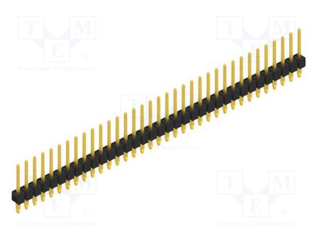 Connector: pin strips; pin header; male; PIN: 35; 2.54mm; THT; 1x35