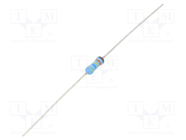 Resistor: thin film; THT; 464kΩ; 600mW; ±5%; Ø2.5x6.5mm; 50ppm/°C