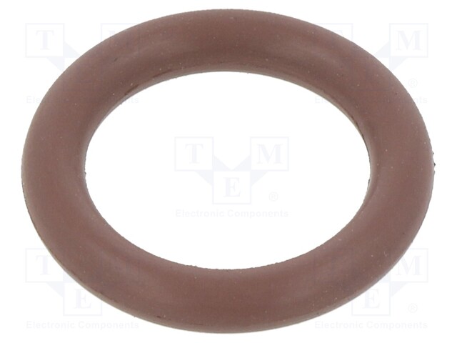 O-ring gasket; FPM; D: 3mm; Øint: 13mm; brown; -20÷200°C