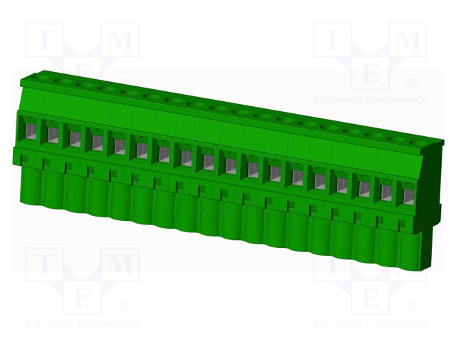 Connector: pluggable terminal block; plug; female; angled 90°