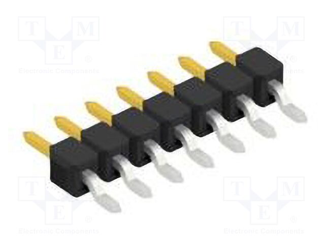 Connector: pin strips; pin header; male; PIN: 7; 2.54mm; SMT; 1x7