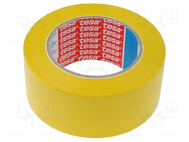 Tape: marking; W: 50mm; L: 33m; Colour: yellow; D: 180um; 1.8N/cm; 200%