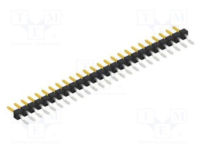 Connector: pin strips; pin header; male; PIN: 25; 2.54mm; SMT; 1x25